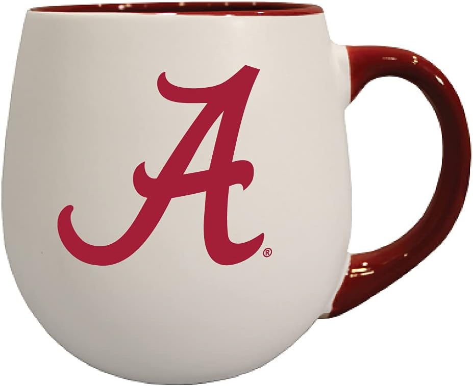 Alabama Crimson Tide 18oz Ceramic Welcome Mug white, crimson