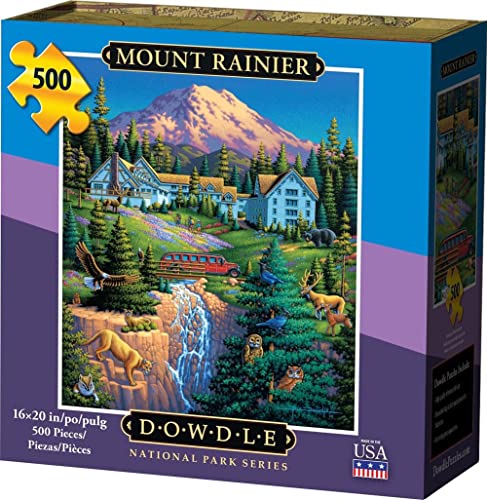 Rompecabezas Dowdle, Parque Nacional Mount Rainier, 500 piezas miniatura 1
