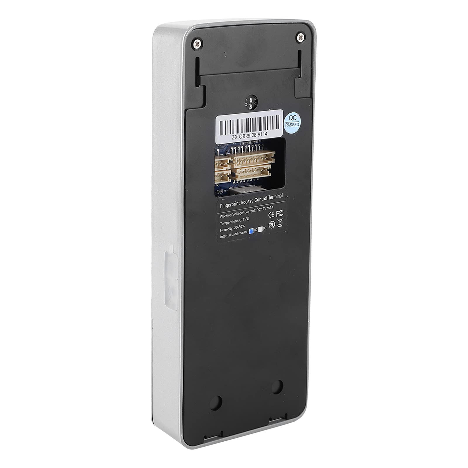 Tarjeta de Identificación de Huellas Dactilares Control de Acceso con Contraseña Máquina de Tiempo de Asistencia con/IP RS485 USB para Monitoreo Remoto y Autenticación
