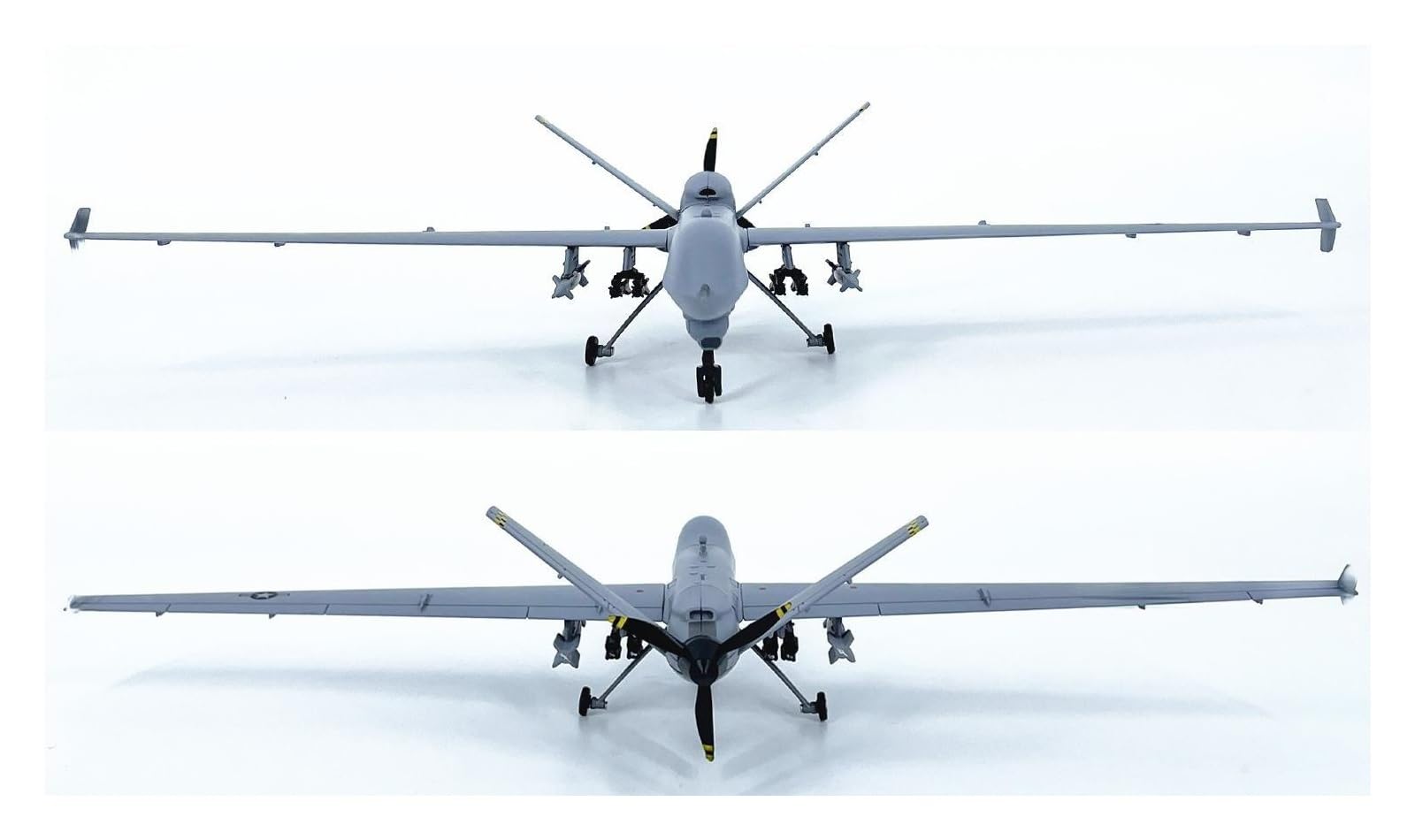 1:72 per mq-9 Reaper Ricognizione E Attacco Drone Modello di Aereo Statico Metallo Modello Realistico Kit di Costruzione di Modello