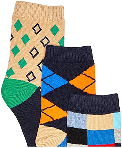 Jefferies Socks Boys' Little Fun Colorful Dress Crew Socks 6 Pair Pack2