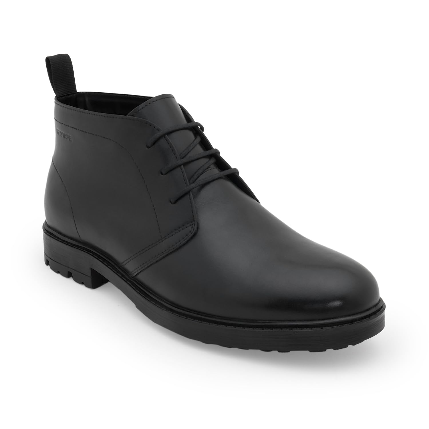 red tape Men's Boots Black Leather Round Toe Lace-Up, 7 UK-picture-27