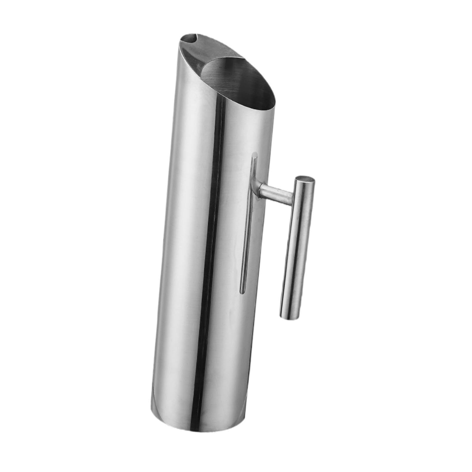 Jarra para Bebidas Tetera de Acero Inoxidable Jarra de Agua Doméstica Cafetera Moderna Mango Ergonómico Y Superficie Fácil de Limpiar Adecuada para Re, 2l