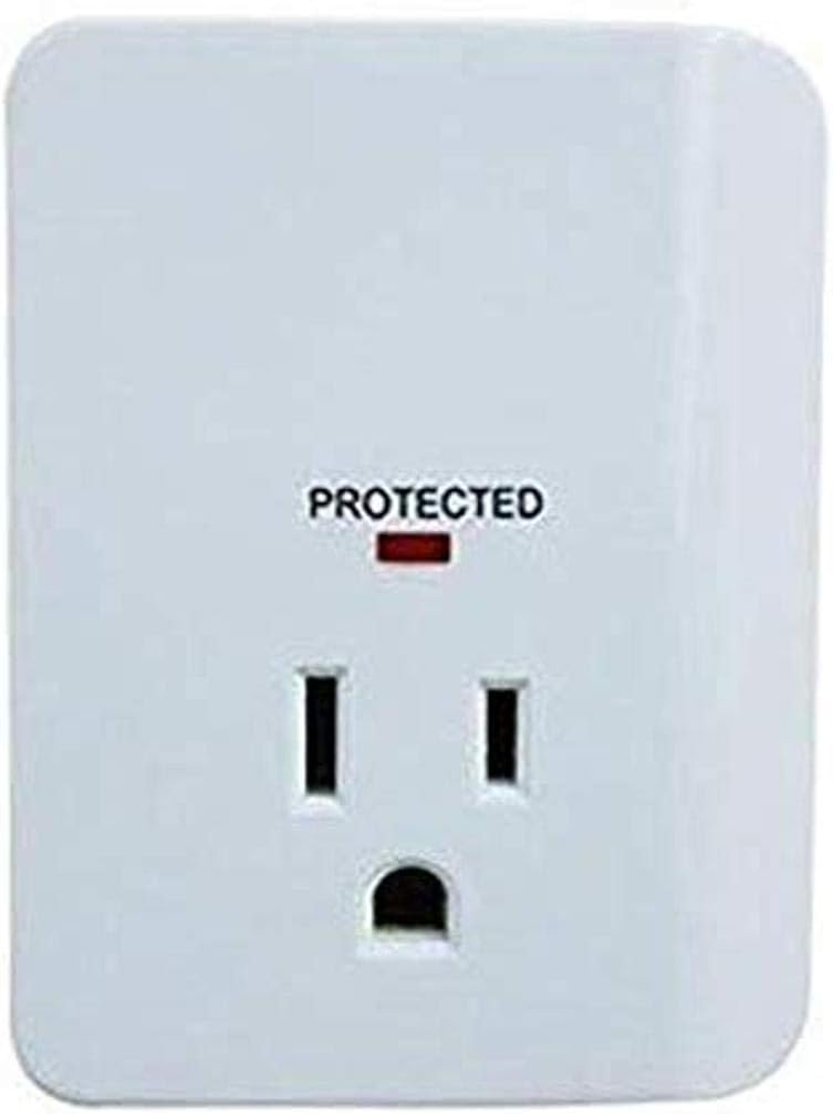 Master Electrician CT-042F Single Power Outlet Surge, White