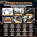 CGSULIT SC880 All System OBD2 Scanner with 25 Special Services, ABS SRS Transmission Engine TPMS Code Reader, Airbag/Oil/EPB/SAS/Throttle/Brake/BMS Reset, ABS Bleed Scan Tool, Free Update, Auto VIN