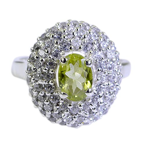 Bague d'anniversaire en argent 925 ovale à personnaliser pour enfant
