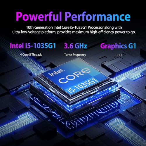 Image of 13.5 inch Laptop PC with 3K (3000 x 2000) IPS Display,16GB RAM 512GB SSD, 10th Core i5-1035G1 Up to 3.6GHz, Slim Notebook, Full Metal, Backlit Keyboard and Full Function Type C, Finger Print Unlock,Gray