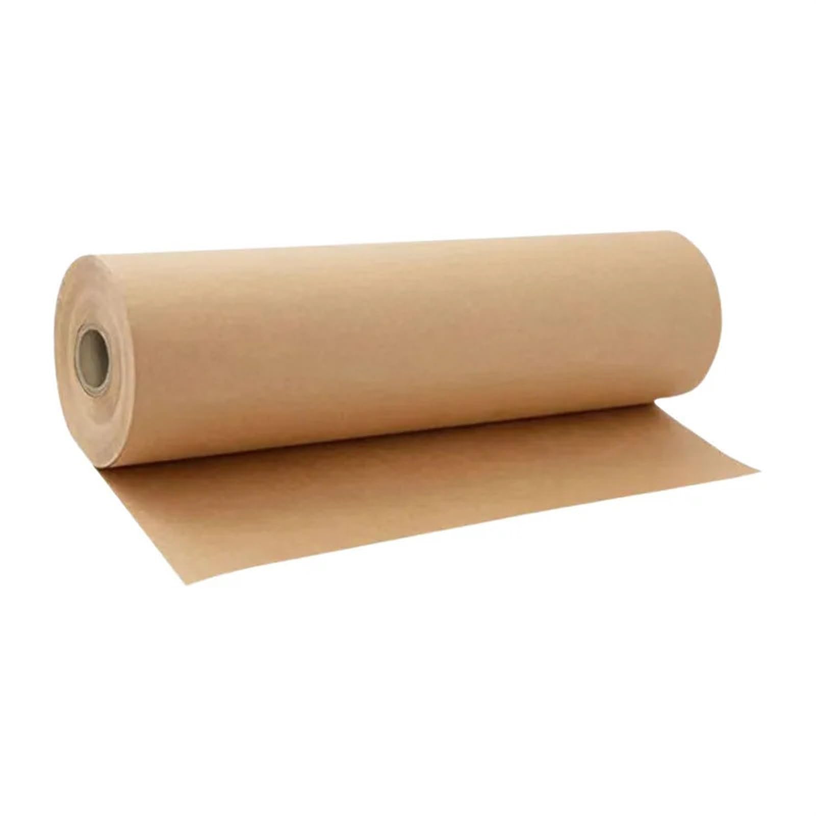 10/30/50 Meter Original Holz Zellstoff Braun Kraft Papier Rolle Puffer Verpackung Papier Rolle Kraft Papier Geschenkpapier Natur(38cm x 50 Meters)