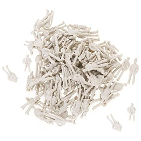 100pcs Modelos Sin Pintar Personas Figuras 1:75 Cover