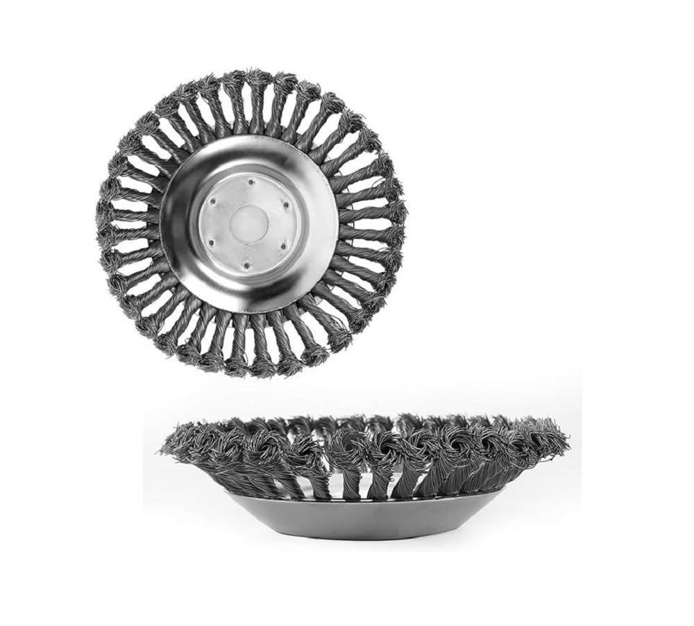 ISE Testina metallica per decespugliatore con foro centrale da 20 mm