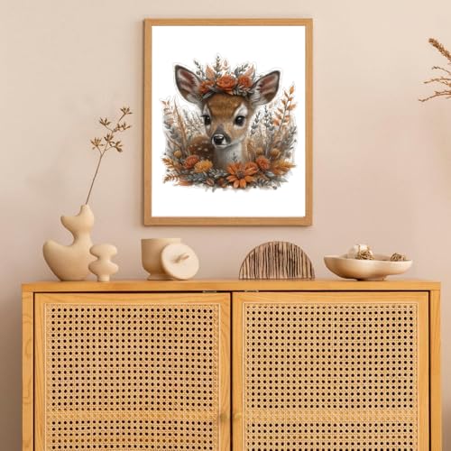 Rompecabezas de Madera Ruikiyart para Adultos, Venado de Otoño | Rompecabezas de Forma Única de Animal, Juego de 200 Piezas 5MM (11.1"x11.2") miniatura 6