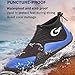 WYYHAA Neoprene Snorkeling Boots with Anti-Slip Sole, Amphibious Water Shoes – Quick-Dry Aqua Shoes with Drawstring Closure for Diving, Surfing, Beach & River Trekking,Orange,8