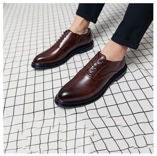 Men's Formal Oxford Dress Shoes with Non-Slip Rubber Sole Comfortable Lace Up Business Derby Shoes3