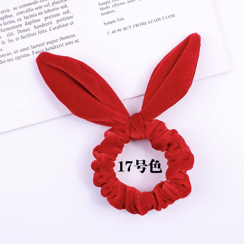 8 Pcs Graziosi Scrunchies Elastici Per Bambina Orecchie Di