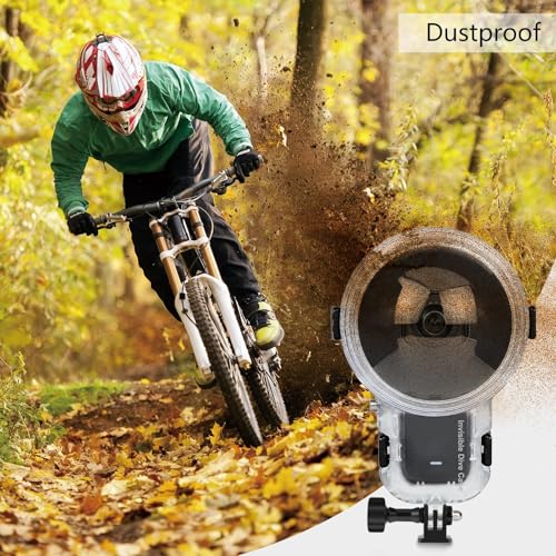 Image of Pro-Level Waterproof Case for Insta360 X5, 164FT Fully Invisible Diving Case IPX8 Underwater Housing Cover 99.2% Transmittance 8K Photography 5H Scratch-Resistant Shell Drop-Resistant Anti-Fog
