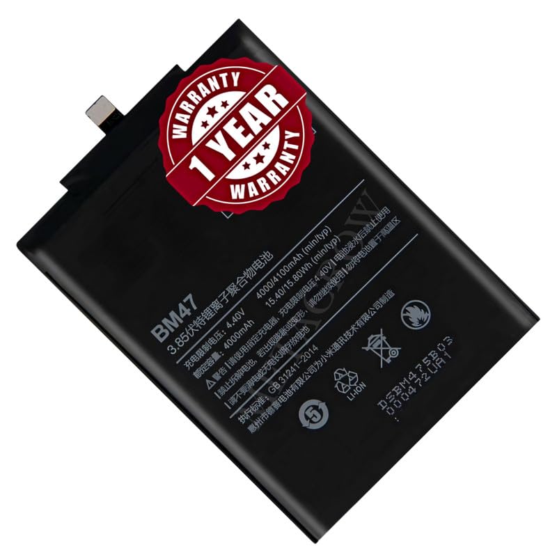 Image of Original BM47 Battery Compatible with Xiaomi Redmi 3s Prime - (4100mAh) - 1 Year Warranty CD4