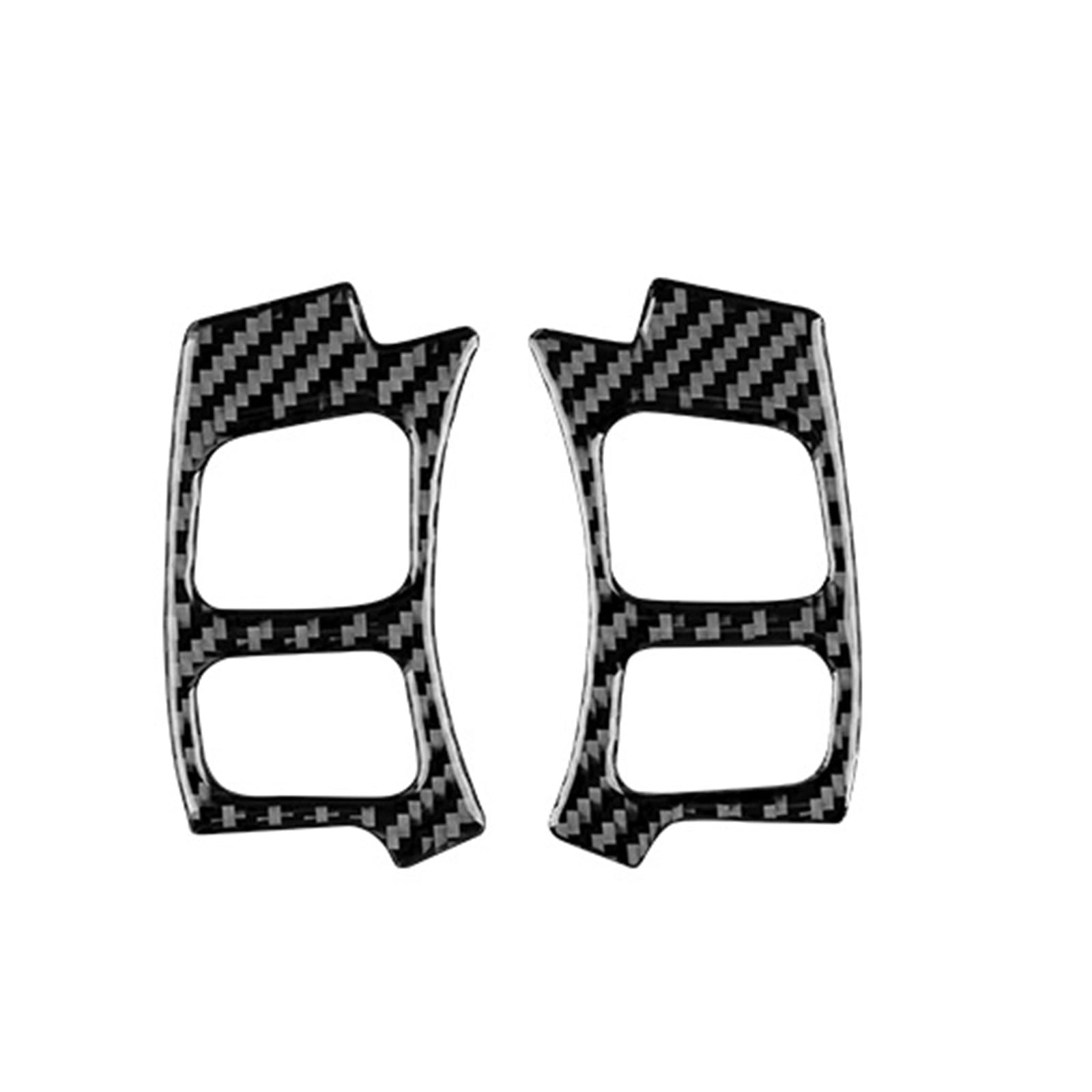 Car Trim Interior for Lexus IS250 300 350 200T 2013-2019 Car Steering Wheel Interior Trim Soft Carbon Fiber Sticker Interior Mouldings(Type C)