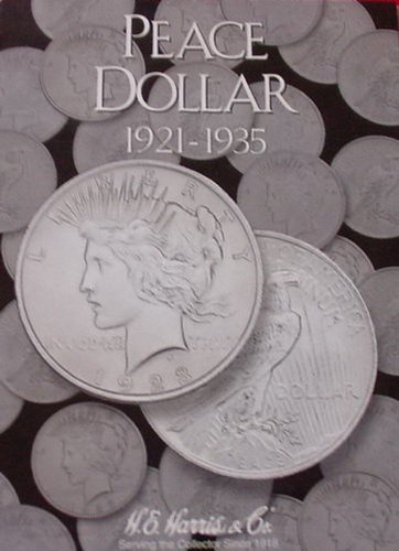 New Harris & Co Peace Dollar 1921 - 1935 Coin Folder