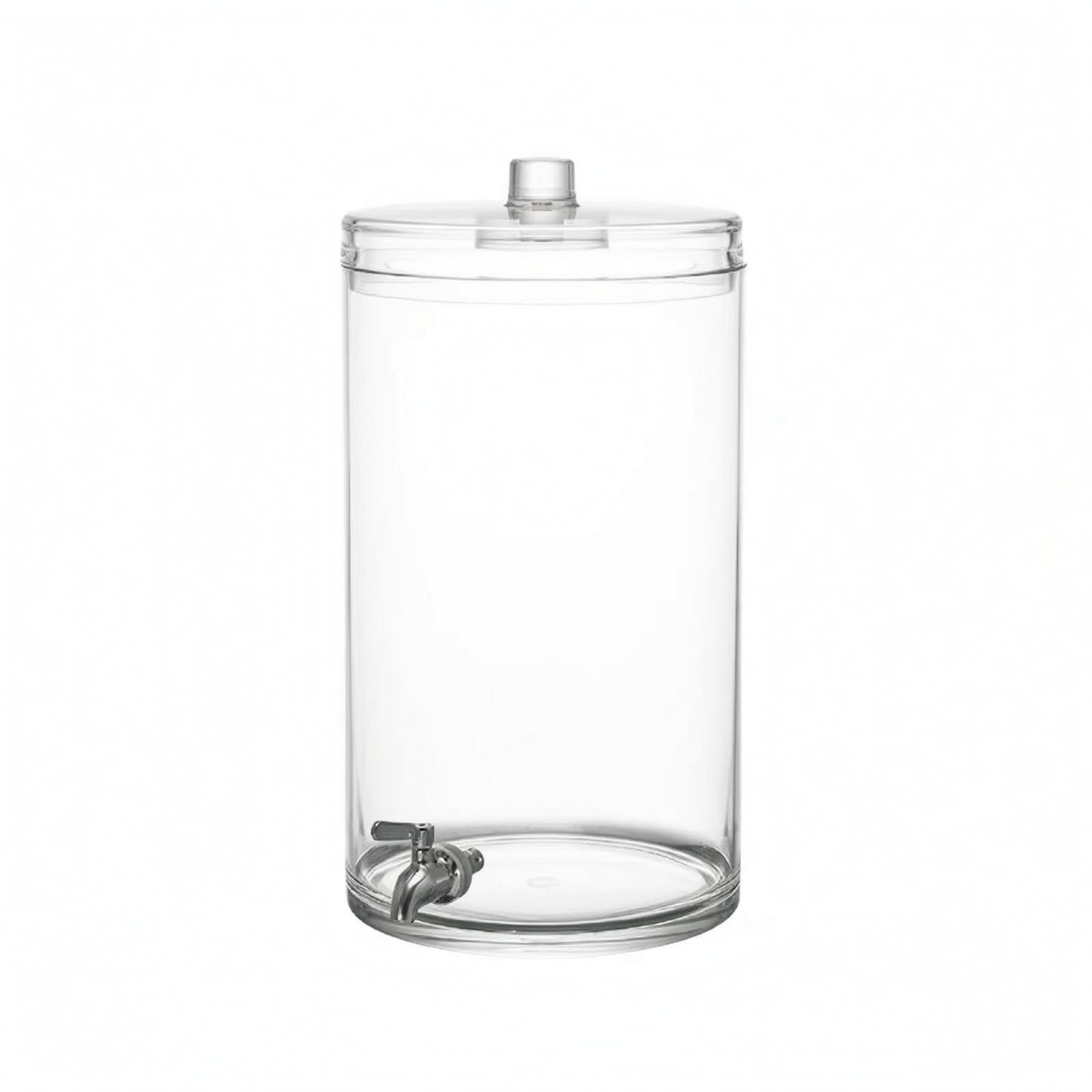 Dispensador de Bebidas Elevada Apoyo Central Diseño Abierto Marco de Madera para Presentación de Refrescos sin Derrames Adecuado para Comidas, Transparent F