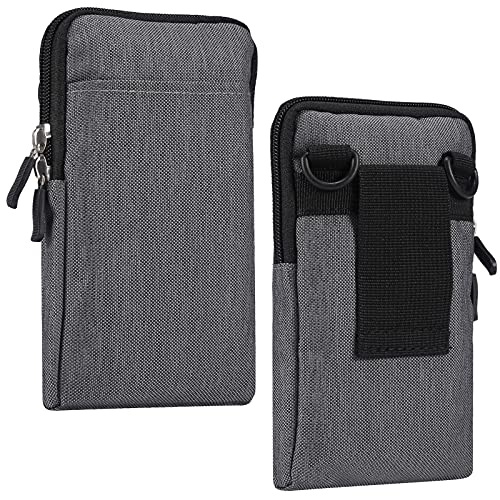 Sac de Ceinture Clip pour Téléphone, Petite Sacoche Bandoulière Smartphone Homme, Téléphone Sac à Epaule Housse de Transport Clip Coque avec Boucle...
