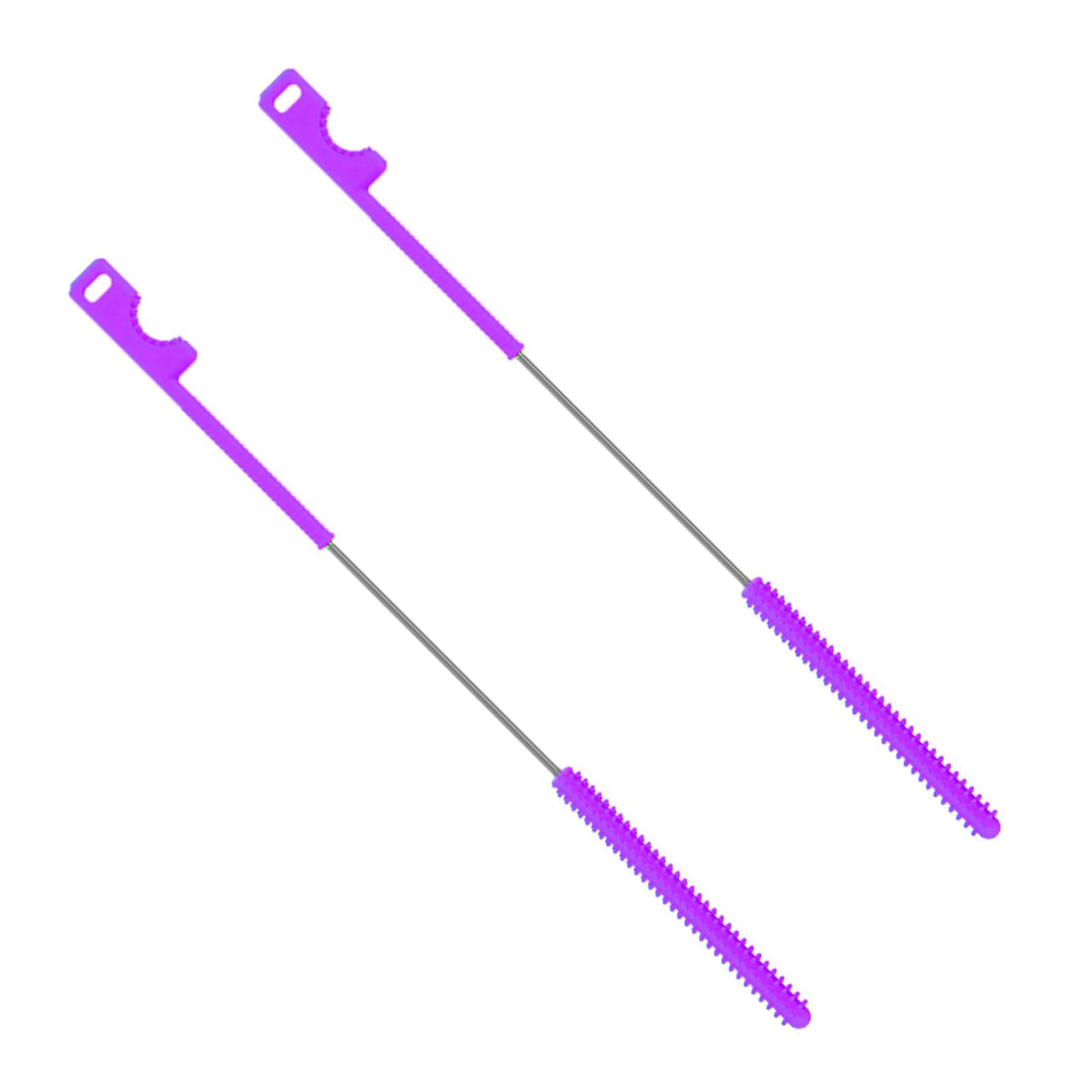 Head Silicone Straw Scrubber 0.8mm & 1mm Fine Bristles Ideal for Hard to Reach Areas Straw Cleaning Tool