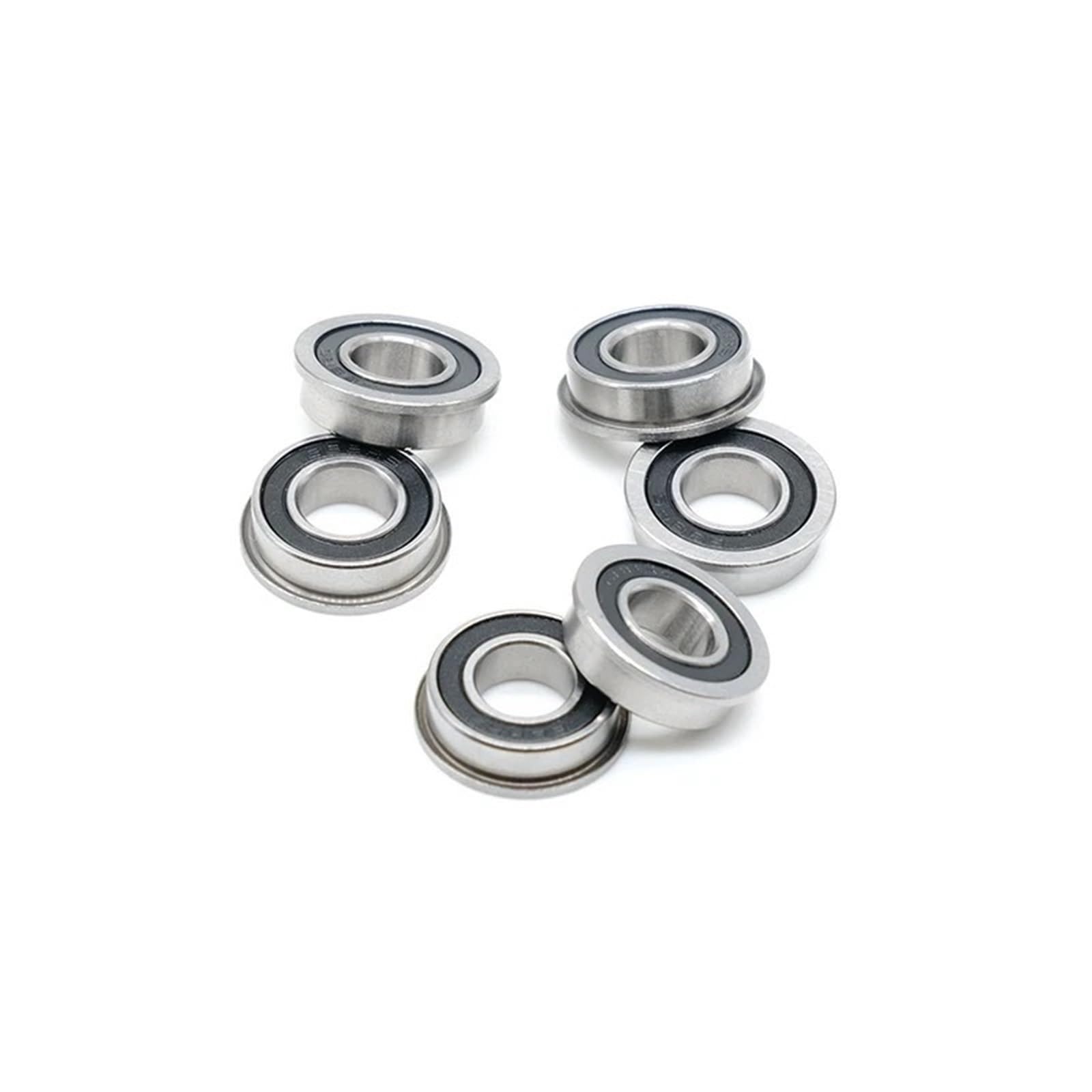 Rodamientos de bolas con brida F6003 F6003RS F6003-2RS de 20 x 35 x 11 mm for ruedas de carretilla de jardín (4 unidades)