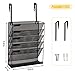 EASEPRES Hanging Organizer Cubicle File Holder - Wall Mount Storage, Office Cubical Accessories, Black