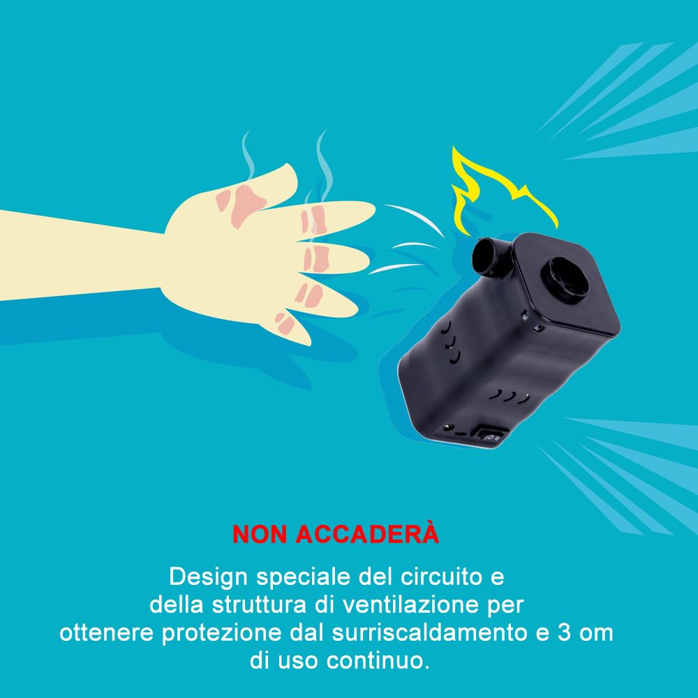 Woowind AP6 Pompa Elettrica Per Materasso Gonfiabile
