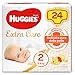 Huggies Extra Care Bebè Pannolini, Taglia 2 (3-6 kg), Confezione da 24 Pannolini