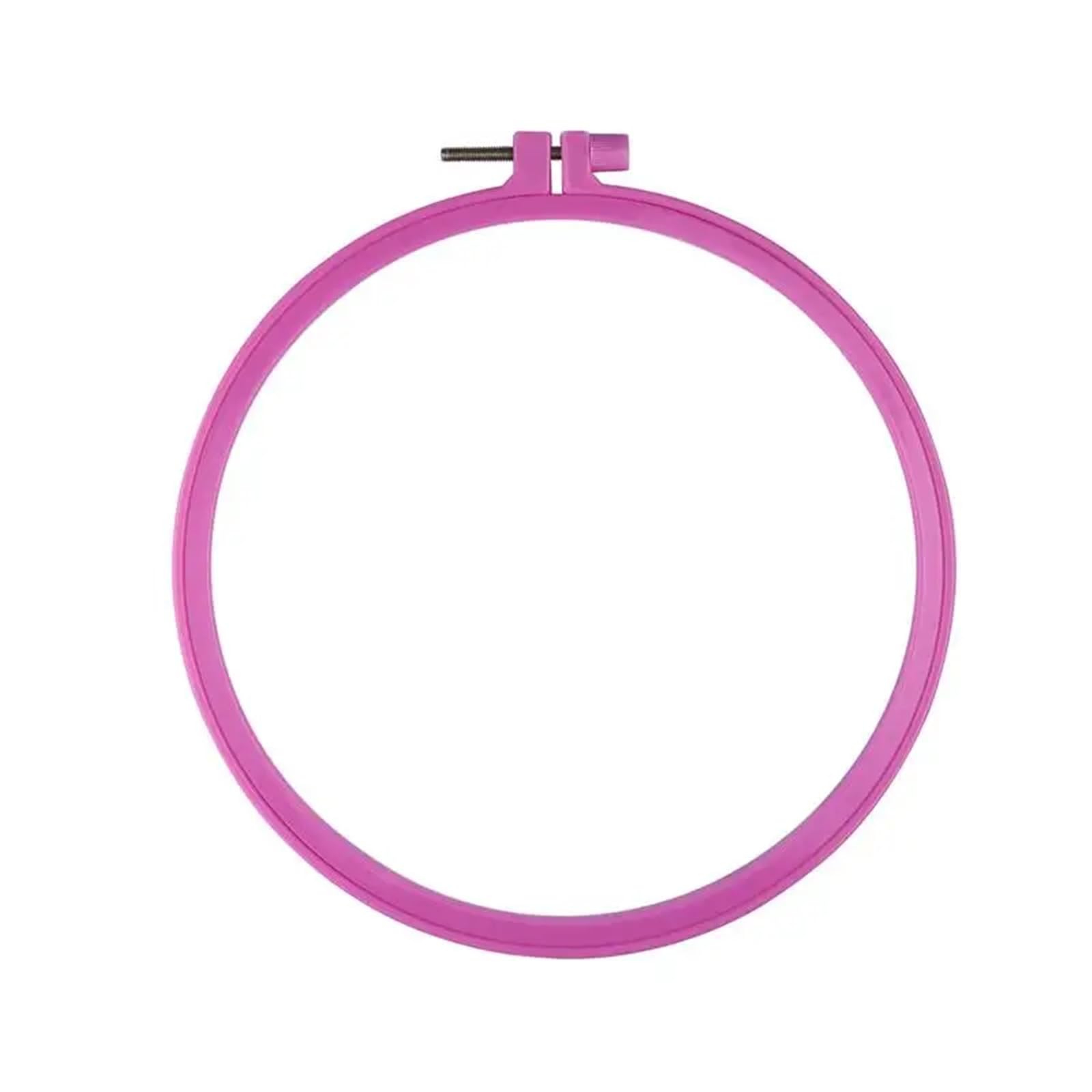 QCPLMKOJN Embroidery Hoop, Plastic Embroidery Hoop Cross Stitch Frame for DIY Needlecraft(Color 3-20cm)