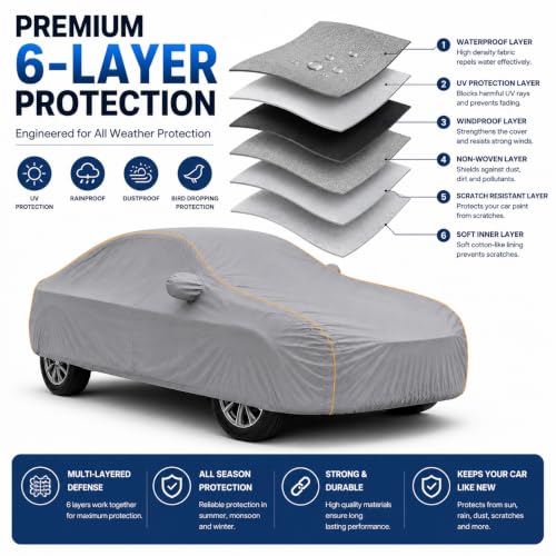 Image of Car Cover for Swift 2018-23 | Custom Fit | Waterproof UV Dust