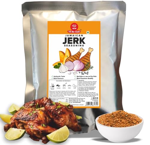 Image of EL The Cook Smoky Spicy Grill Seasoning (Jamaican Jerk Style) 500g | BBQ, Grilled Chicken, Fries & Snacks | Bulk HORECA Pack | Marinade or Sprinkle | Veg, 500g pack