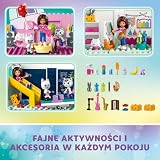 LEGO Gabby's Dollhouse Koci domek Gabi, 4-piętrowy i 8-pokojowy Domek z Akcesoriami i Postaciami Gabi i Przyjaciół, Zabawka dla Dziecka, Pomysł na Prezent dla 4-latki, dla Dziewczynki i Chłopca, 10788