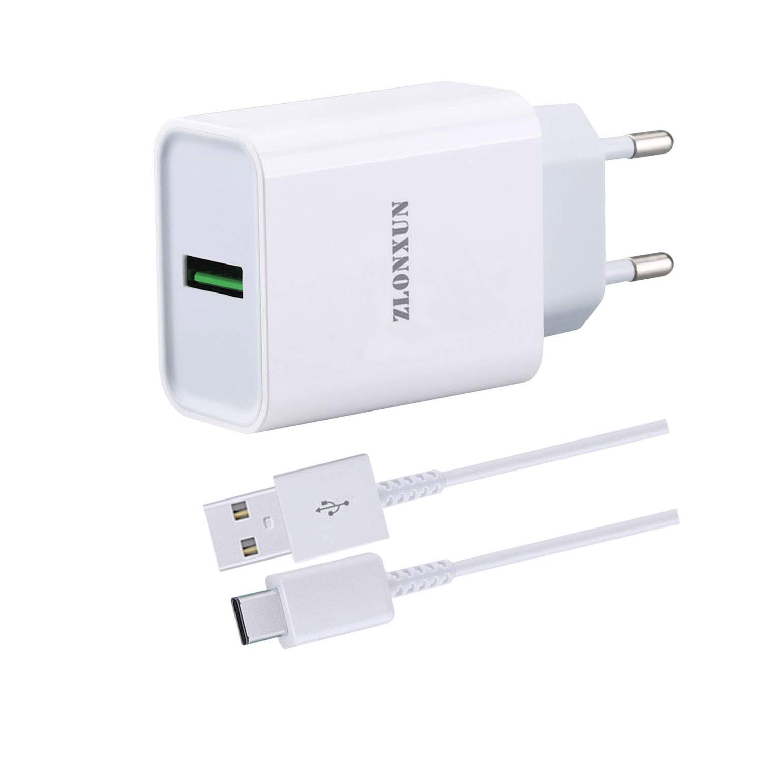 Caricabatterie Caricatore Rapido e Cavo Compatible with Xiaomi Redmi Note 9/9 Pro/10s/8 Pro/10/10 Pro/11/9T/9S,Redmi 10/9,Xiaomi Mi 11/10 Lite/10T/9T/Note 10/11 Lite/10/9T/9 Se/9 Lite