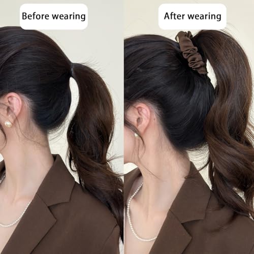 5 piezas de pinzas banana de satén, clips para el cabello con color sólido, tamaño mediano, diseño antideslizante para coletas y peinados para mujeres y niñas miniatura 4