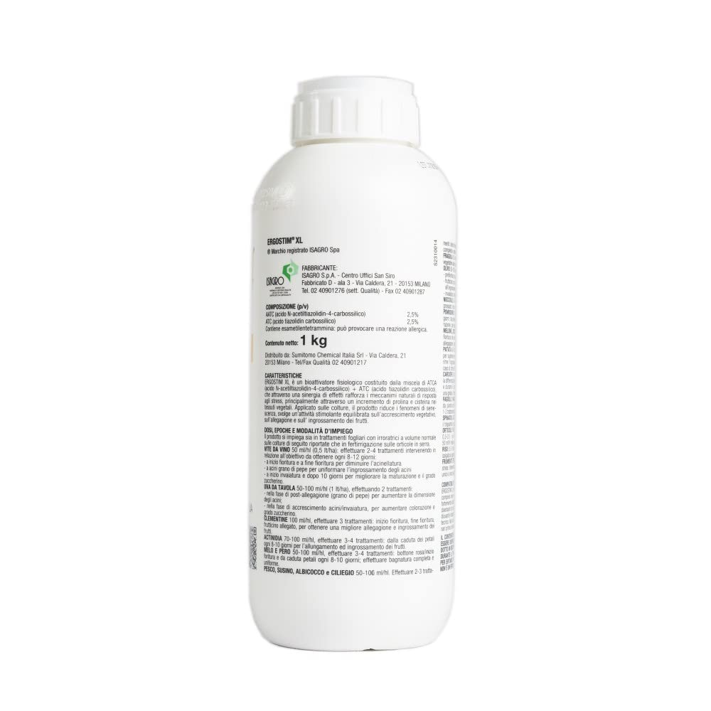 Ergostim xl 1lt Isagro Bioattivatore fisiologico della pianta