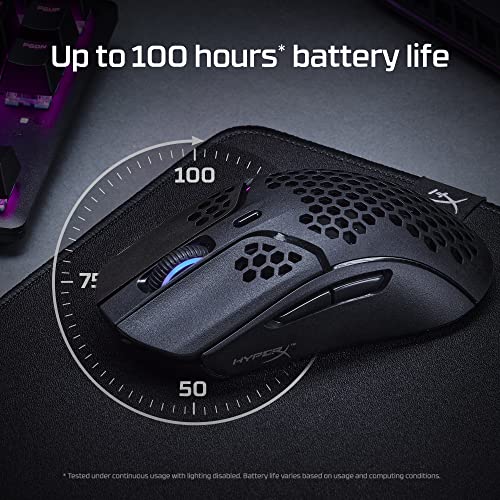 Pulsefire Haste, Mouse Gaming Senza Filo, Connettività a 2,4 GHz, Illuminazione RGB, 6 Tasti Programmabili, 16000 DPI, Resistenza fino a 80 Milioni di Clic, Batteria fino a 100 Ore, Bianco - Mouse gaming - Immagine 1