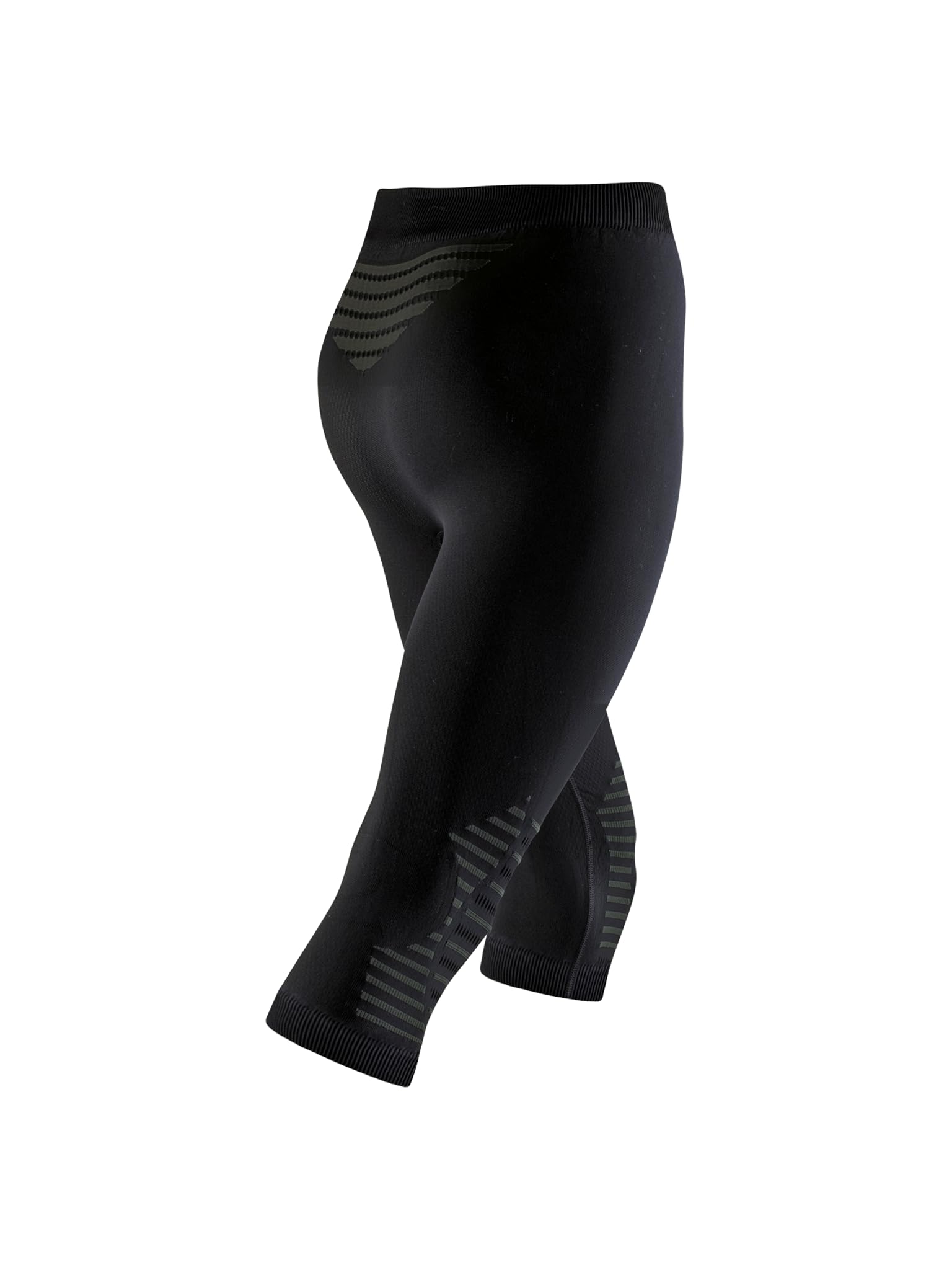X-BIONIC Invent 4.0 Pantalon de Compression 3/4 - Pantalon Short de Course Jogging Trainning Fitness Gym Compression Baselayer Legging Femme - Invent 4.0 Pants 3/4 Women - Femme