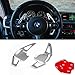 For BMW Paddle Shifter Extensions,Jaronx Aluminum Metal Steering Wheel Paddle Shifter(Fits: BMW 2 3 4 X1 X2 X3 X4 X5 X6 series,F22 F23 F30 F31 F33 F34 F36 F32 F15 F16 F25 F26 F48 F39) -Silver