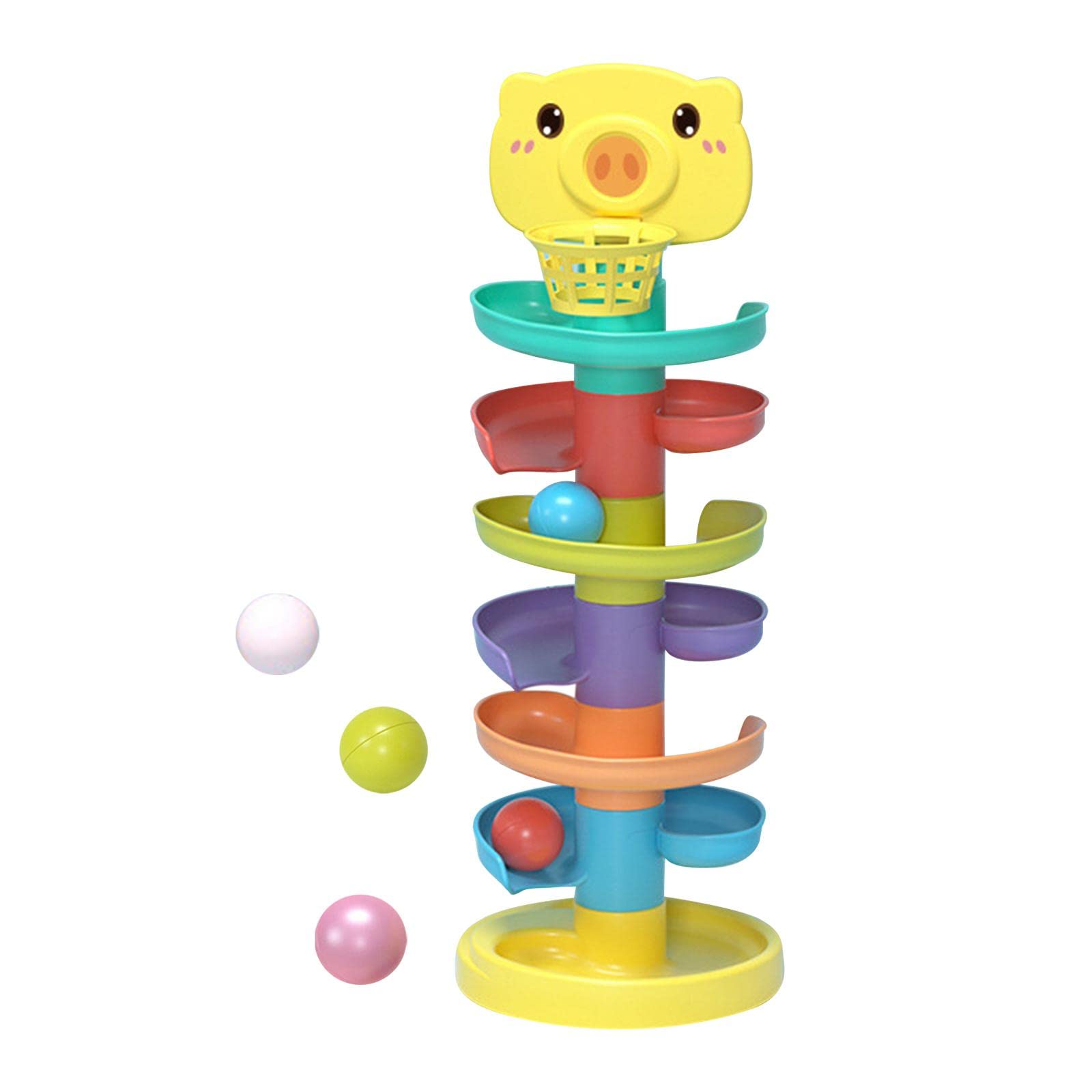 Toy Ball Rolling Track Toy Drop and Go Ramp Toys Montessori for Baby 2 3 4 Ages 7 Level-image-47