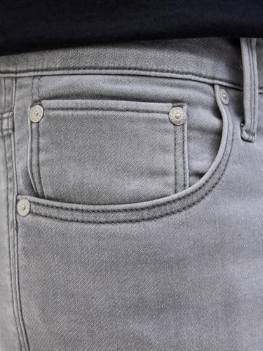 JACK & JONES Herren Jeans-Shorts, Farbe:Grau, Größe:XL – Ansicht 4