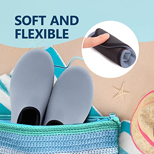 Image of JACKSHIBO Water Shoes for Women Men Quick-Dry Swim Shoes Beach Water Socks