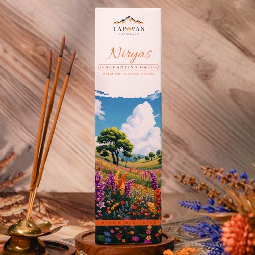 Image of Premium Incense Sticks - Enchanting Oasis & Upasana | Luxury Floral, Musk & Aromatic Blends for Calm, Relaxation & Spiritual Energy | 80 Sticks - Pack of 2