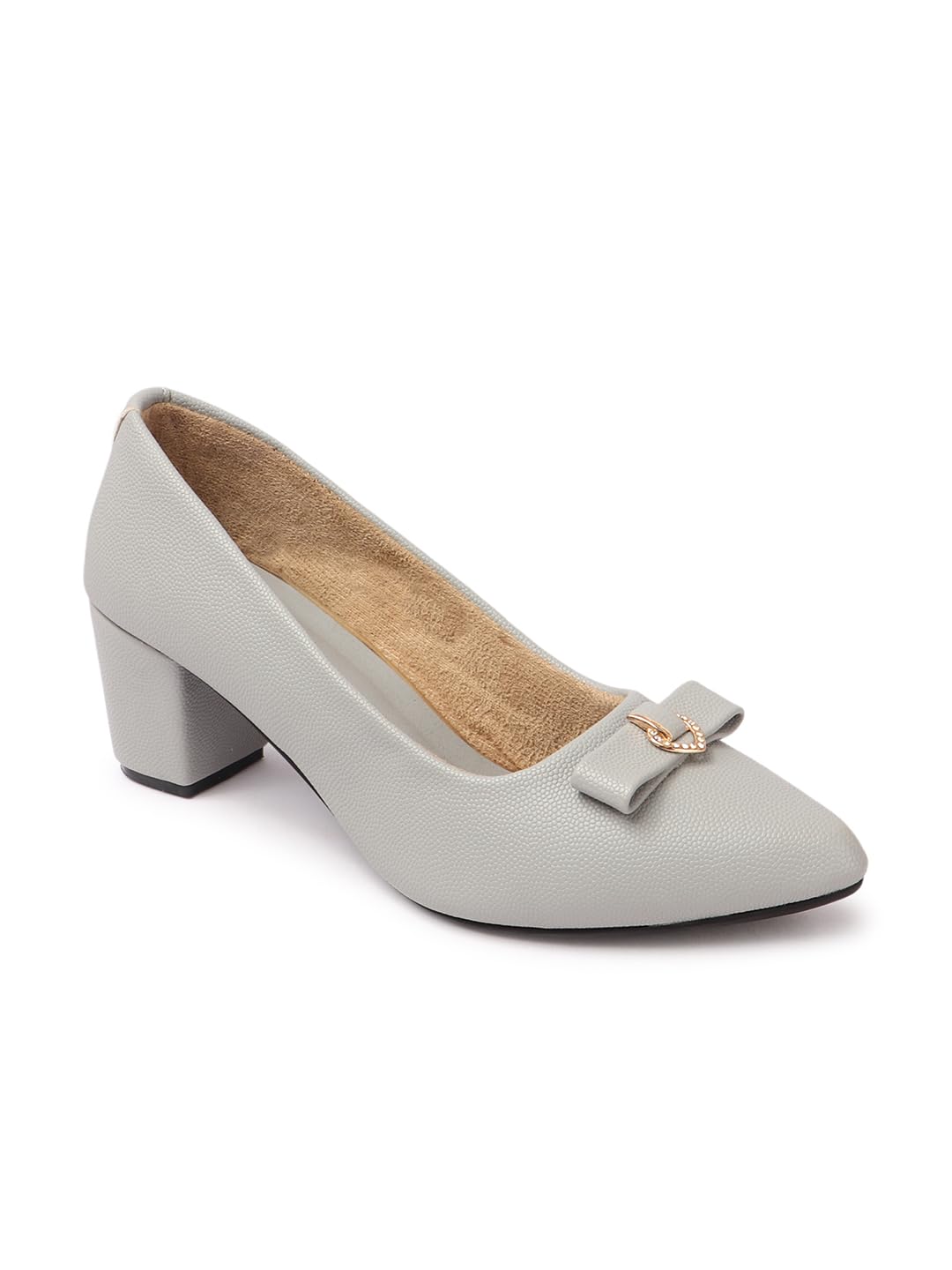 Women's Block Heel Round Toe Pumps - Elegant, Comfortable, and Stylish for Office, Casual and Semi-Formal Use-image-11