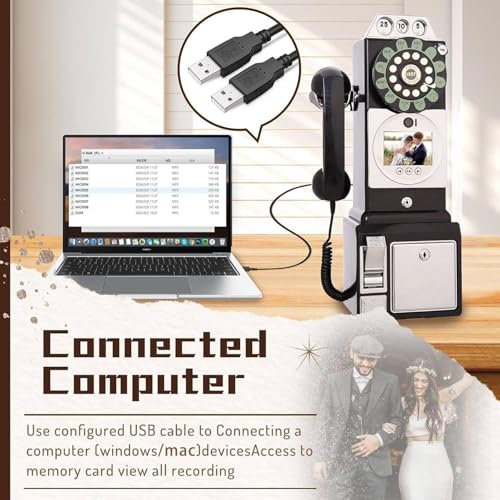 Libro degli ospiti audio per eventi, registra messaggi personalizzati in HD 1080p