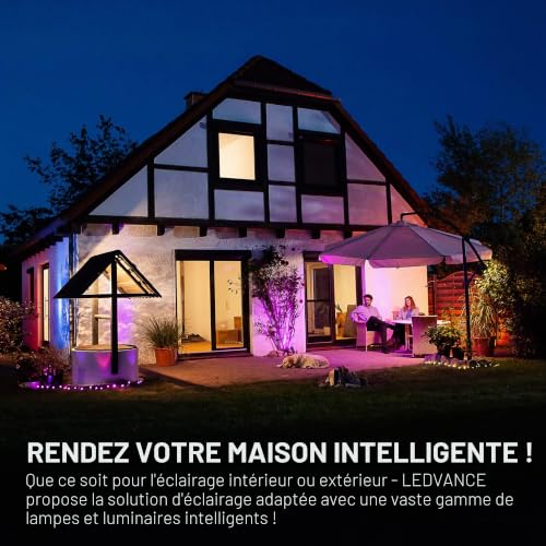 Prise commutable WiFi LEDVANCE Smart + avec compteur de consommation compatible Alexa