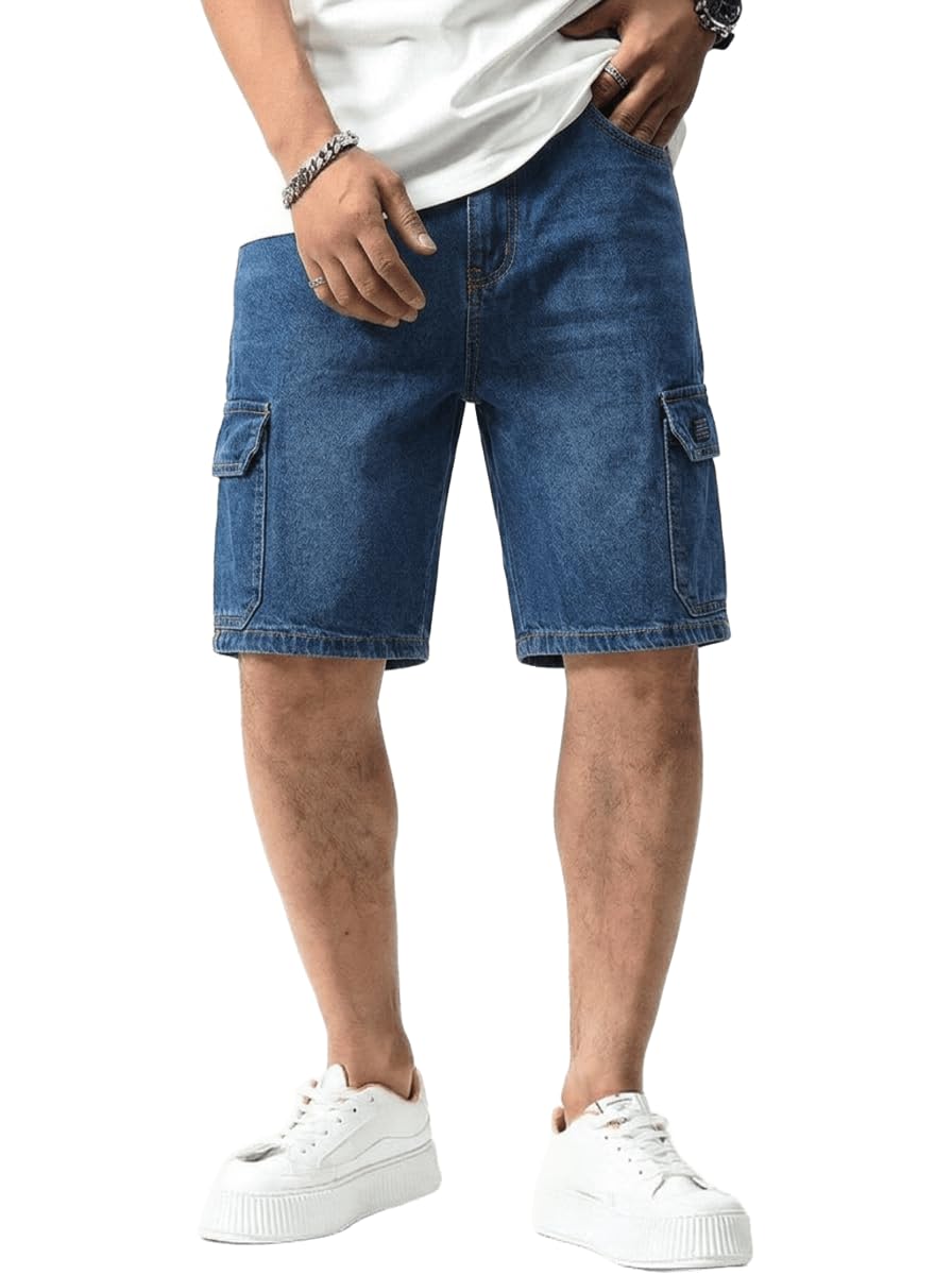 acuan Men's Denim Shorts-picture-38