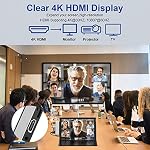 Surface Pro 9/10/11/X Docking Station, Surface Pro 9 USB Hub with 4K HDMI, USB-C Thunderbolt 4 (Display+Data+100W PD), 2 USB 3.0, 3.5mm Audio, SD/TF Card Reader for Surface Pro 9/Pro 10/Pro 11/Pro X