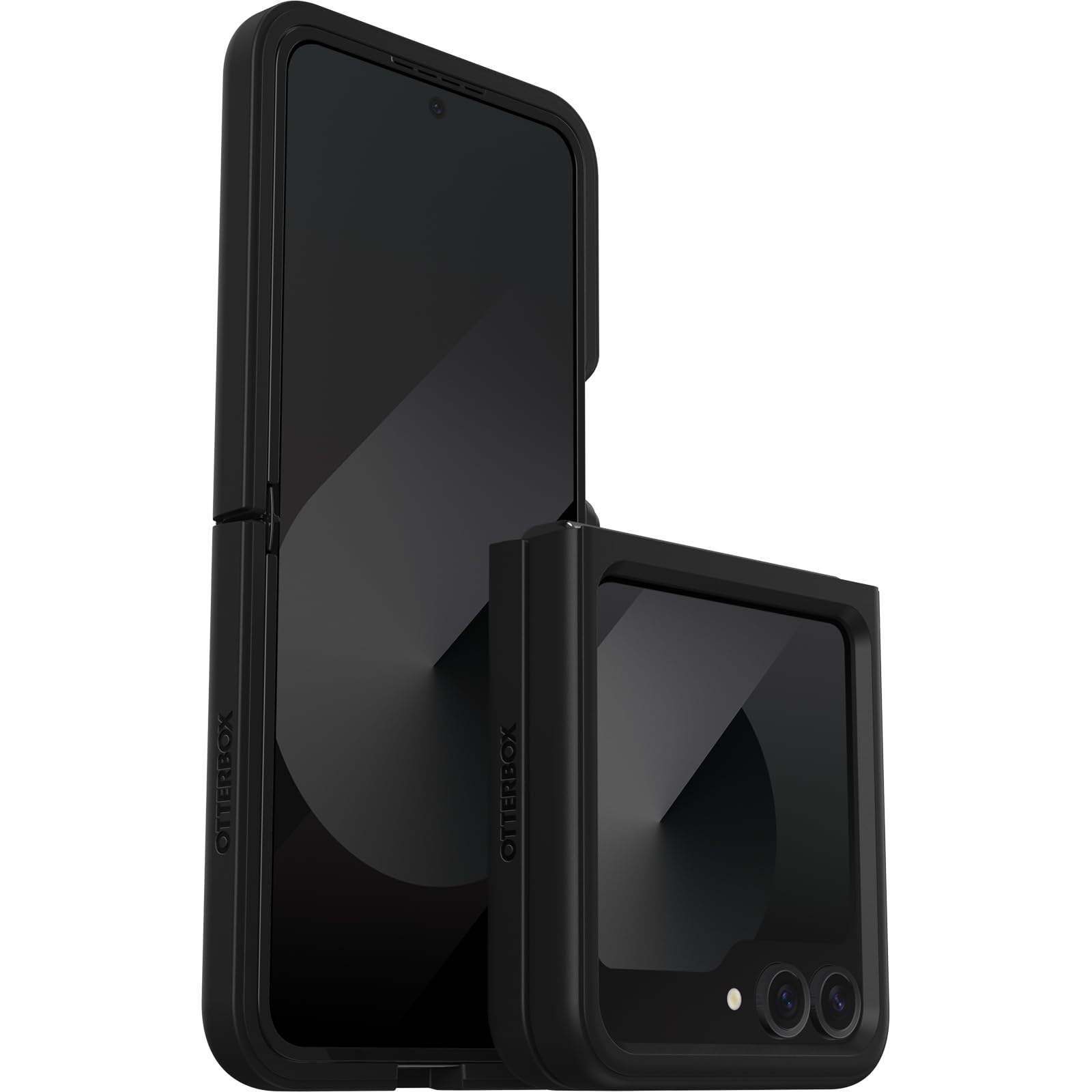 OtterBox Thin Flex Case for Samsung Galaxy Z Flip7 FE/Z Flip6, Shockproof, Drop proof, Sleek Two Piece Protective Case, Tested to Military Standard, for foldable phones, Black