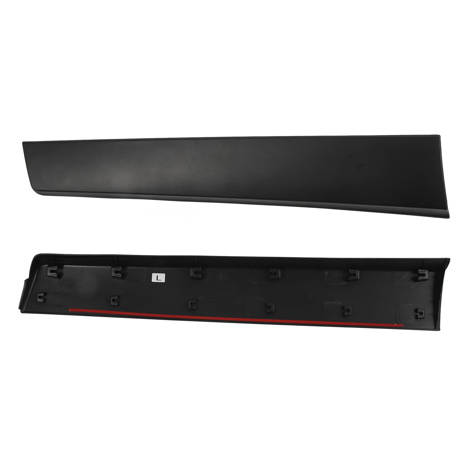 Yosoo Health Gear Dolna Listwa Drzwi Przednich Panel Zamienny ABS z 12 Zaciskami Montażowymi Zewnętrzna Ochrona Sekcji Przednich Drzwi dla Kierowców Trax 2013 2020 i (Lewy 95275365 95157443)